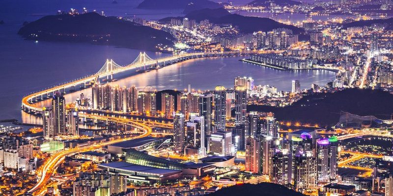 Thành phố Busan về đêm